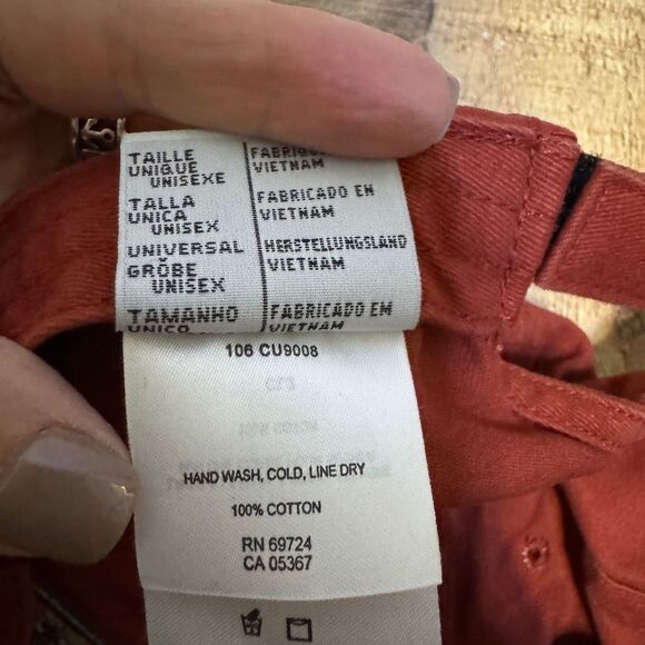 Columbia Off Shore Adventures Strapback Hat Burnt Orange Embroidered One Size - Picture 5 of 9